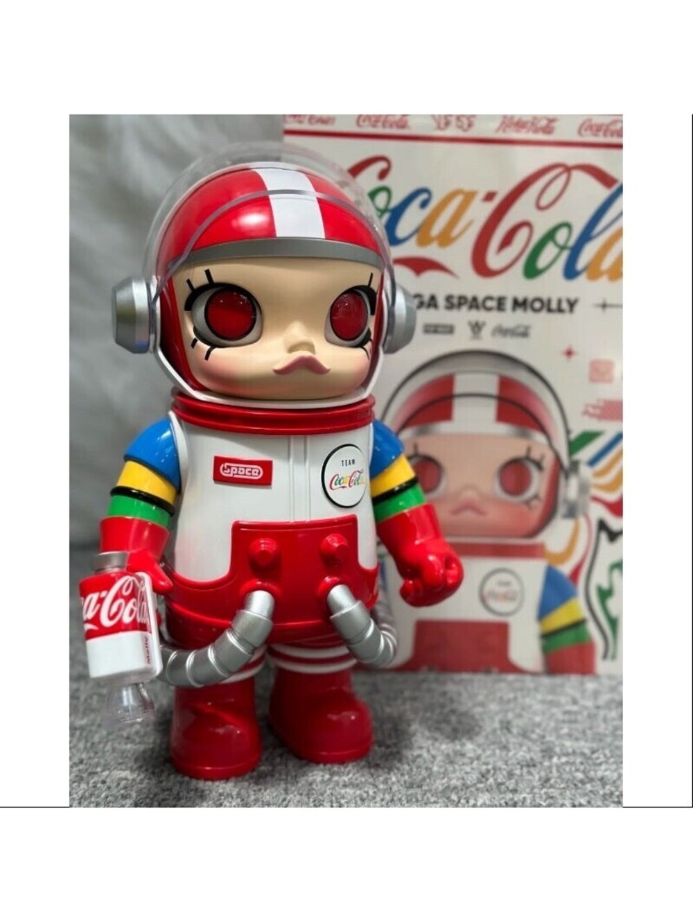 POPMART MEGA SPACE MOLLY 400% Team Coca-Cola NEW Sealed! US Seller! Authentic!
